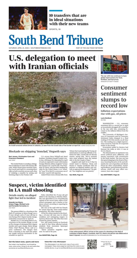 Cover of South Bend Tribune
