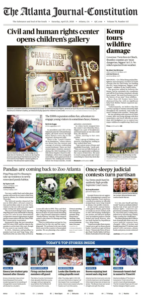 Cover of The Atlanta Journal-Constitution