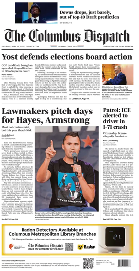Cover of The Columbus Dispatch