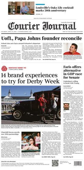 Cover of The Courier-Journal (Louisville)