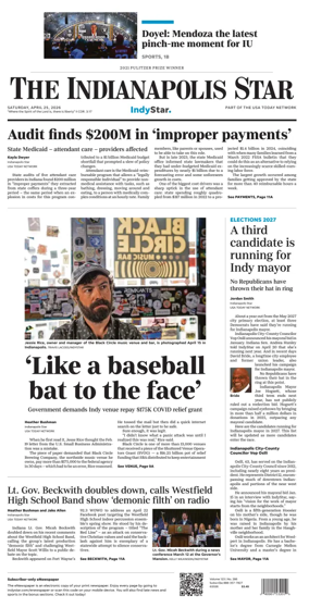 Cover of The Indianapolis Star