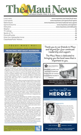 Cover of The Maui News - Weekender
