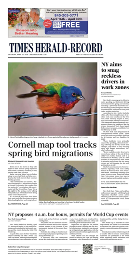 Cover of Times Herald-Record