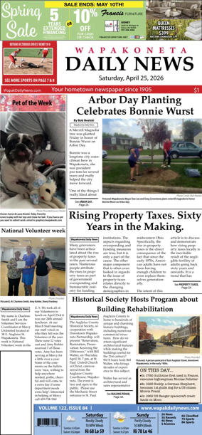 Cover of Wapakoneta Daily News
