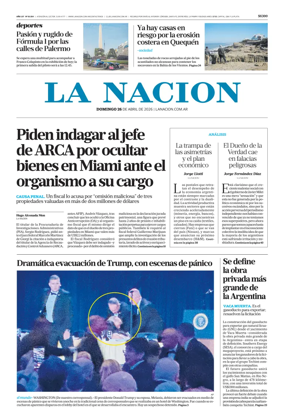 Cover of La Nacion