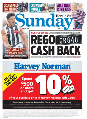 Cover of Herald Sun