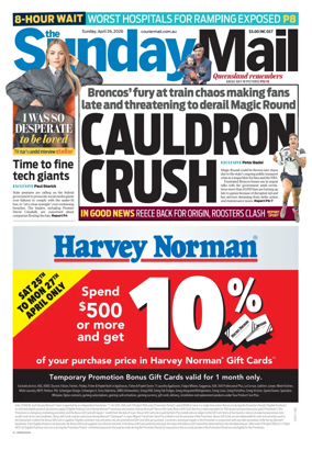 Cover of The Courier-Mail