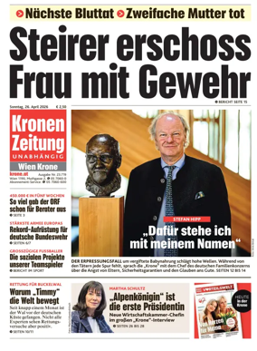 Cover of Kronen Zeitung