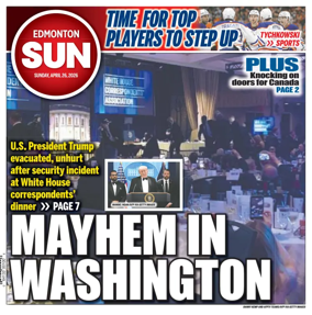 Cover of Edmonton Sun