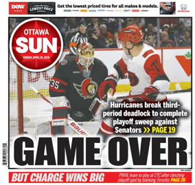 Cover of Ottawa Sun