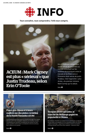 Cover of Radio-Canada Info