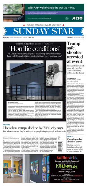 Cover of Toronto Star