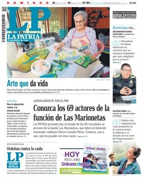 Cover of La Patria (Colombia)