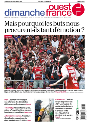 Cover of Dimanche Ouest France (Finistere)
