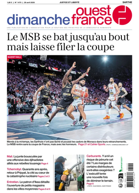 Cover of Dimanche Ouest France (Sarthe)