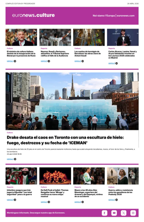 Cover of Euronews Culture and Sport (Spanish) Compiled Edition