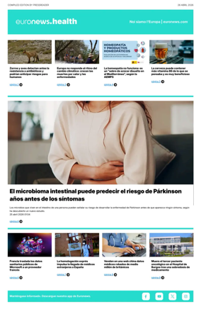 Cover of Euronews Health (Spanish) Compiled Edition
