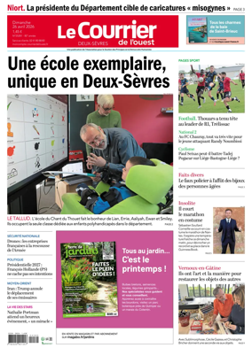 Cover of Le Courrier de l’Ouest (Deux-Sevres)