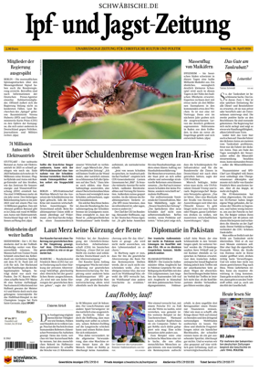 Cover of Ipf- und Jagst-Zeitung