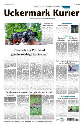 Cover of Templiner Zeitung