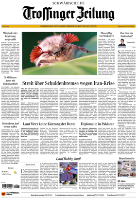 Cover of Trossinger Zeitung