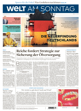 Cover of Welt am Sonntag