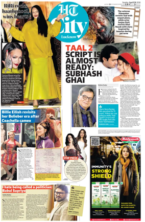 Cover of Hindustan Times (Lucknow) - Live