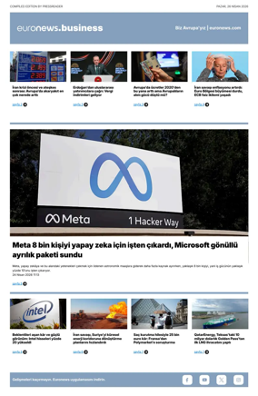 Cover of Euronews Business (Turkish) Compiled Editions