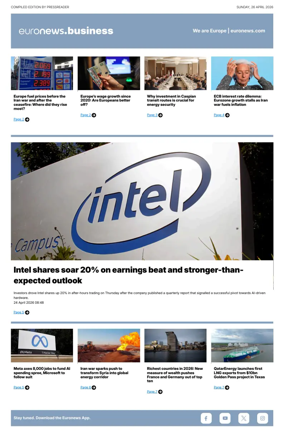 Cover of Euronews Business