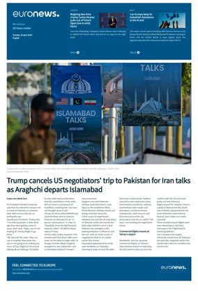 Cover of EuroNews (English Edition)