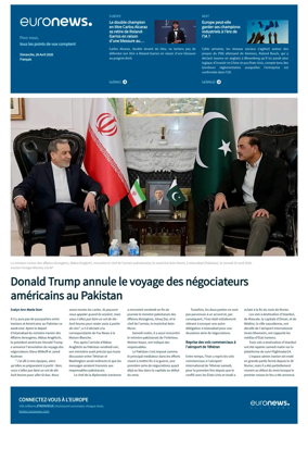 Cover of EuroNews (French Edition)