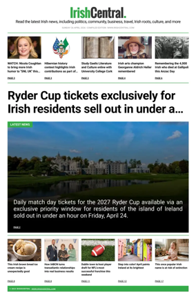 Cover of Irish Central