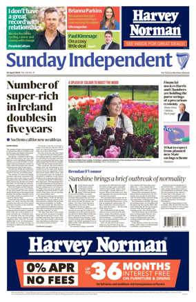 Cover of Sunday Independent (Ireland)