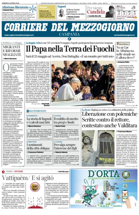 Cover of Corriere del Mezzogiorno (Campania)