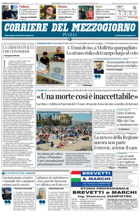 Cover of Corriere del Mezzogiorno (Puglia)
