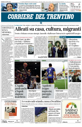 Cover of Corriere del Trentino