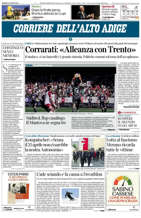 Cover of Corriere dell'Alto Adige