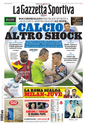 Cover of La Gazzetta dello Sport - Roma