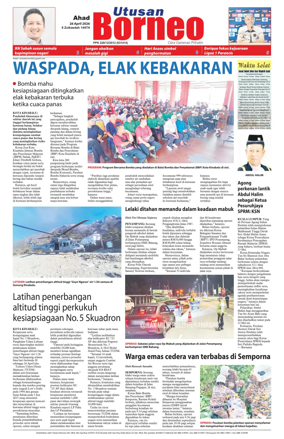 Cover of Utusan Borneo (Sabah)