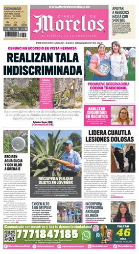 Cover of Diario de Morelos