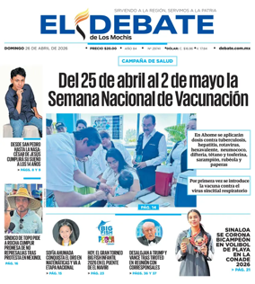 Cover of El Debate de Los Mochis