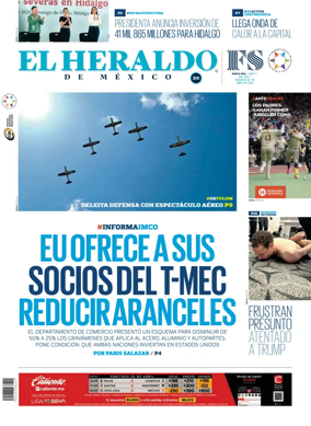 Cover of El Heraldo de Mexico