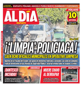 Cover of Periodico Al Dia (Irapuato)