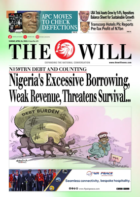 Cover of THEWILL NEWSPAPER