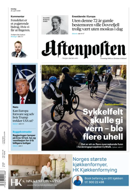 Cover of Aftenposten