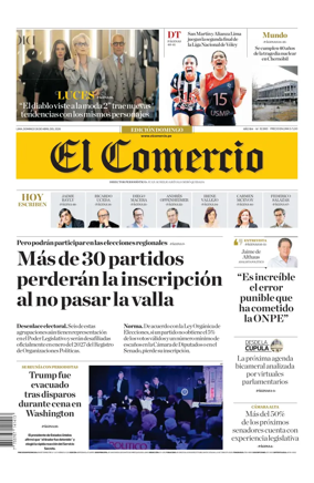 Cover of Diario El Comercio