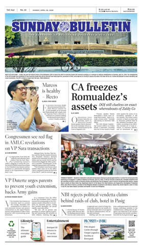 Cover of Manila Bulletin