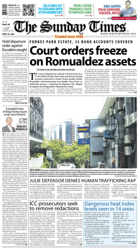 Cover of The Manila Times