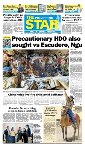 Cover of The Philippine Star