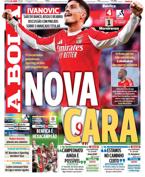 Cover of A BOLA (Portuguese)